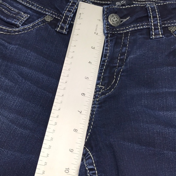 Womens Silver SUKI SLIM BOOT Jeans Sz 31x32 - Picture 9 of 10